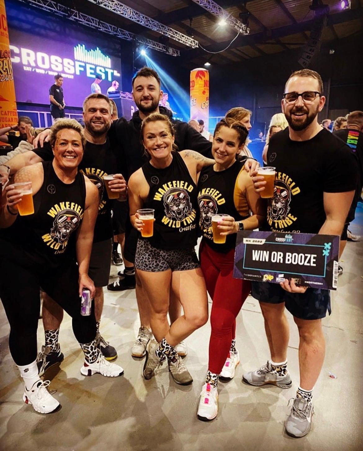 Victoria and the Wakefield Wild Tribe team at Crossfest