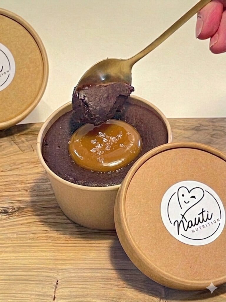 Salted Caramel Brownie Bomb